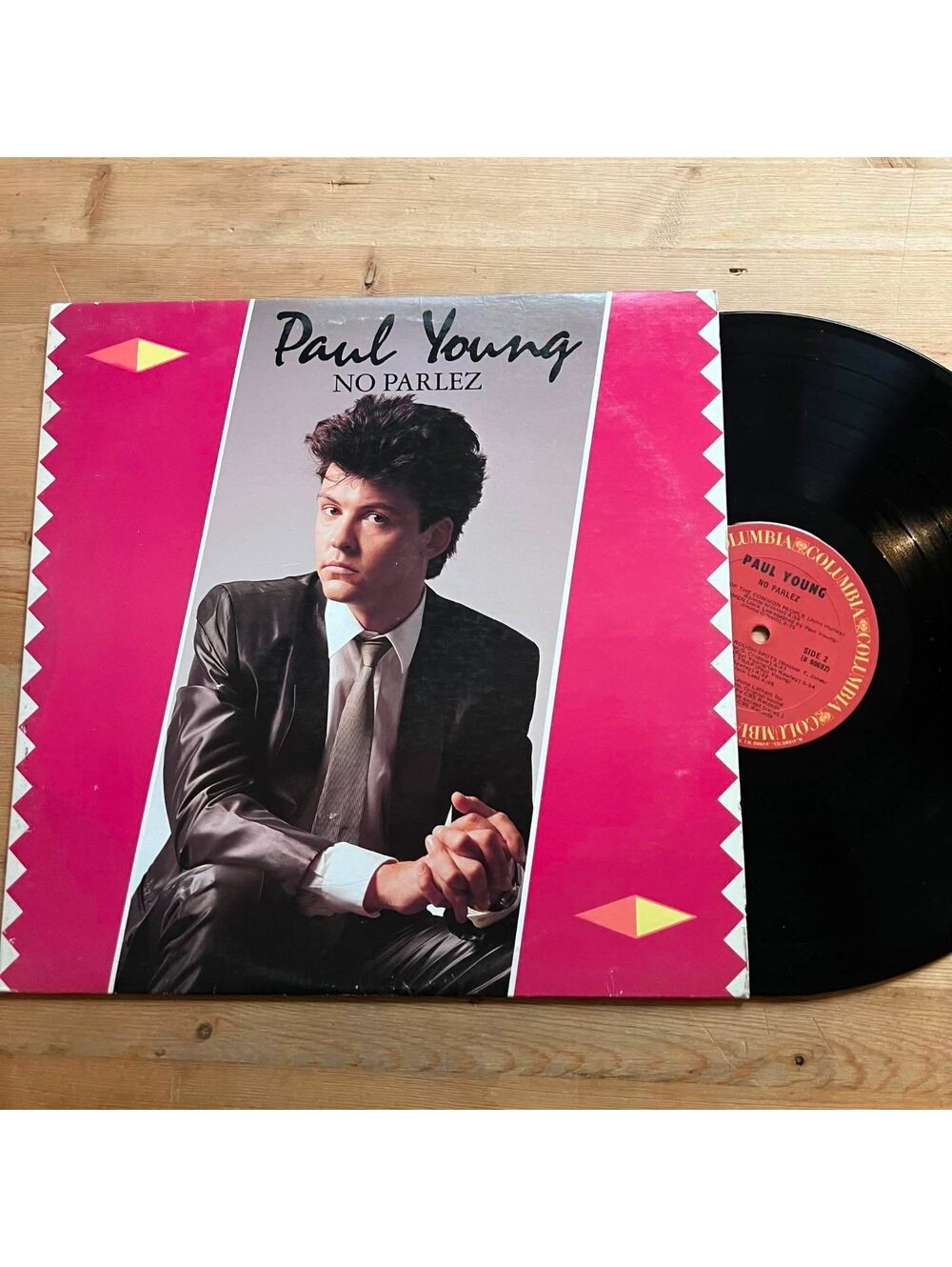 Paul Young - No Parlez 33rpm VG+ VR23